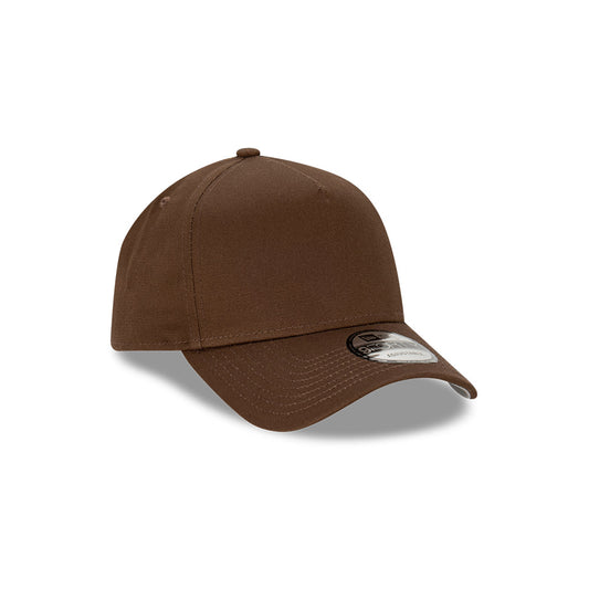 NEW ERA Essentials 9FORTY A-Frame Snapback Cap - Walnut/Grey