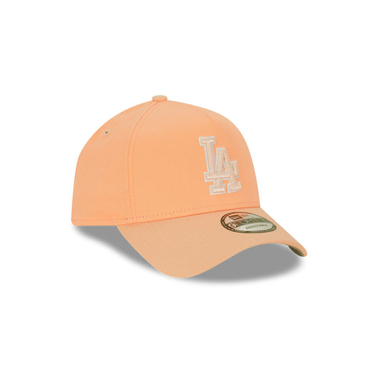 NEW ERA Los Angeles Dodgers 9FORTY A-Frame Snapback Cap - Peach/White/Grey UV