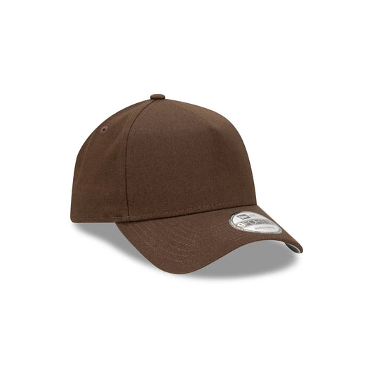 NEW ERA 9FORTY Canvas A-Frame Snapback Cap - Walnut