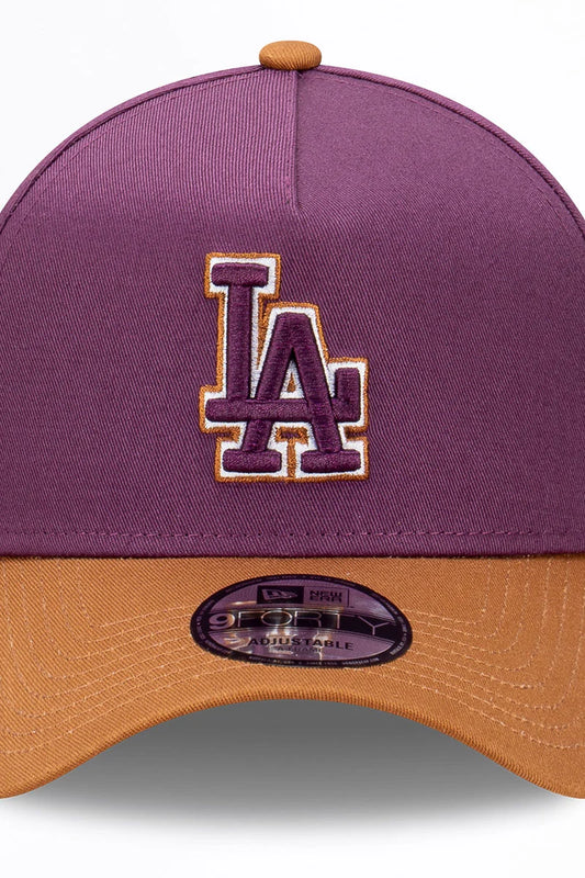 NEW ERA Los Angeles Dodgers 9FORTY A-Frame Snapback Cap - Peanut Butter & Jelly