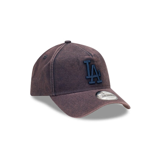 NEW ERA Los Angeles Dodgers 9FORTY A-Frame Snapback Cap - Tonal Snow Wash Navy