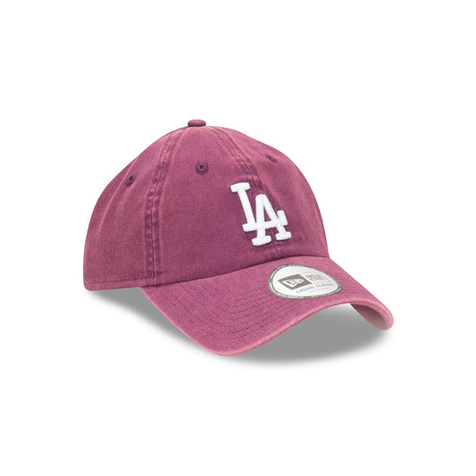 NEW ERA Los Angeles Dodgers Casual Classic Strapback Cap - Snow Wash Damson