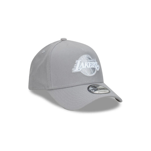 NEW ERA Los Angeles Lakers Cloud Repreve 9FORTY A-Frame Snapback Cap - Grey