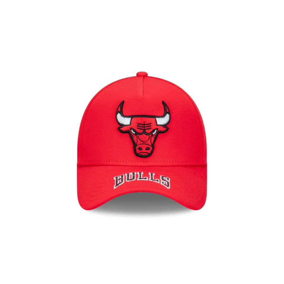 NEW ERA Chicago Bulls Team Visor 9FORTY A-Frame Snapback Cap - OTC
