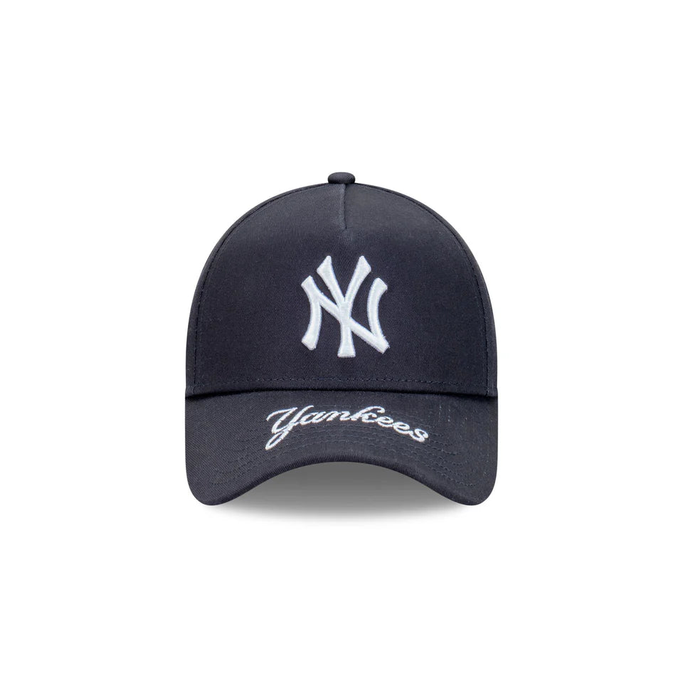 NEW ERA New York Yankees Team Visor 9FORTY A-Frame Snapback Cap - OTC