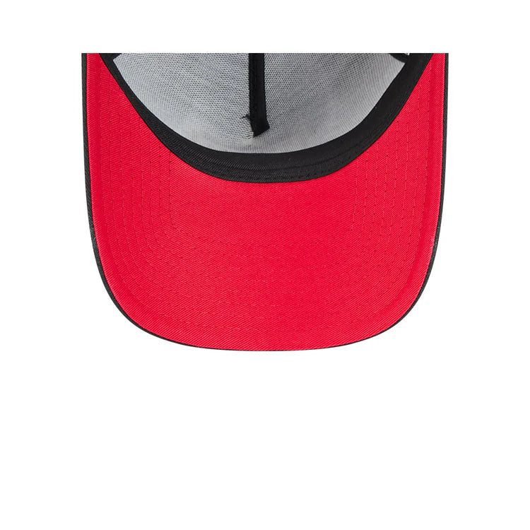 NEW ERA New York Yankees 9FORTY A-Frame Snapback Cap - Black/Scarlet