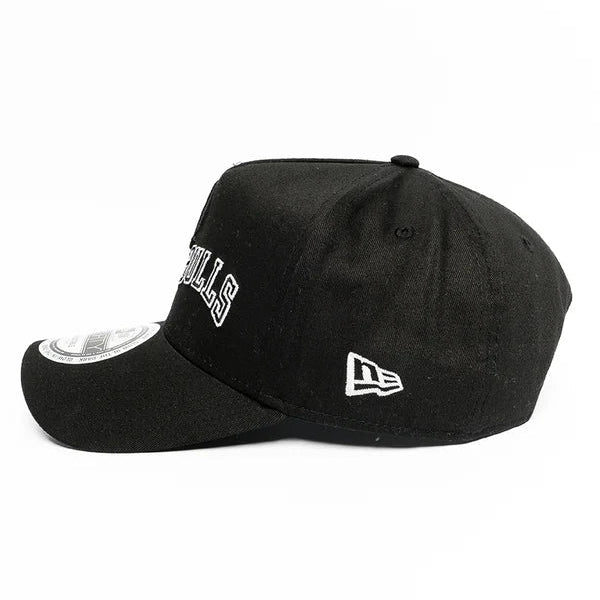 NEW ERA Chicago Bulls Dual Logo 9FORTY A-Frame Snapback Cap - Black