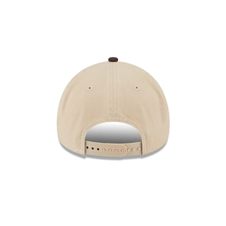 NEW ERA Chicago White Sox Washed Earthtones 9FORTY A-Frame Snapback Cap - Oatmilk/Grey UV