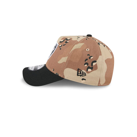 NEW ERA Las Vegas Raiders Desert Washed 9FORTY A-Frame Snapback Cap - Desert Camo/Black