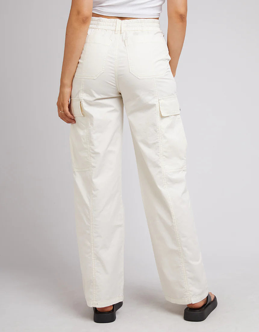 ALL ABOUT EVE Jessie Womens Cargo Pant - Vintage White