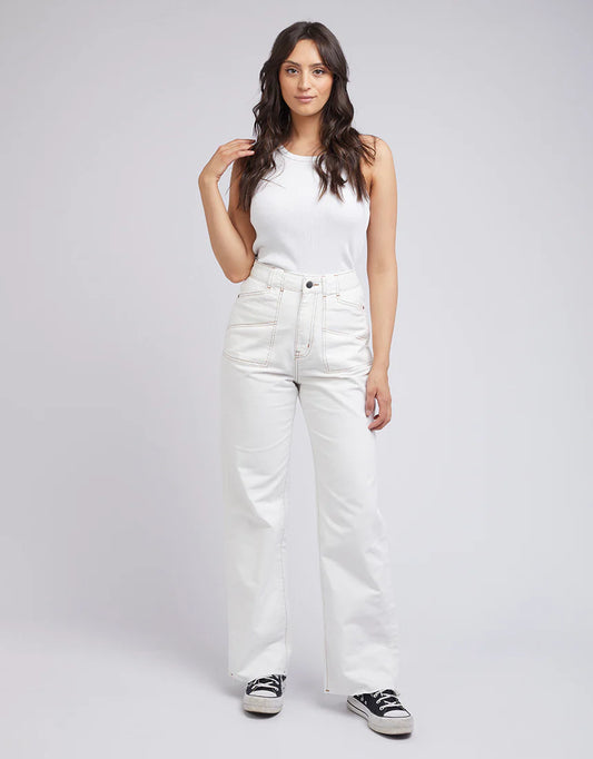 ALL ABOUT EVE Becca Womens Pant - Vintage White