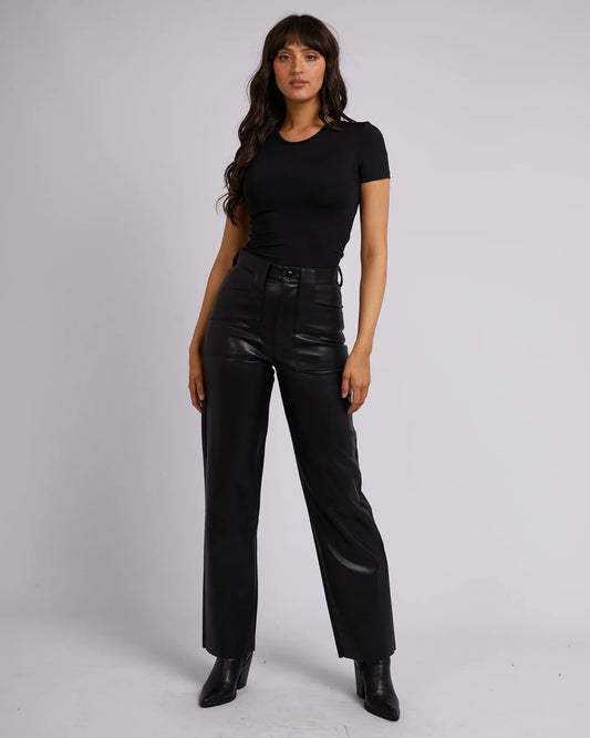 ALL ABOUT EVE Eve Staple Womens Tee - Black