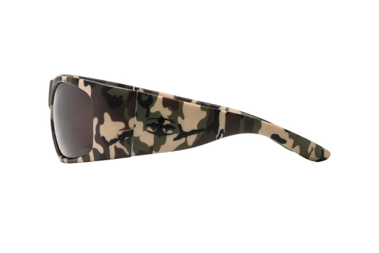 RITUAL VISION Transmitter By Noa Deane Polarised Sunglasses - Matte Camo/Lime Relective