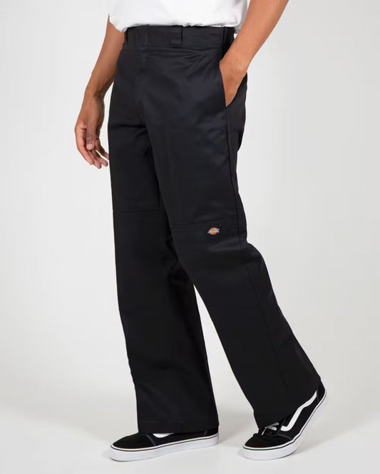 DICKIES 85283 Loose Fit Double Knee Pants - Black - VENUE.