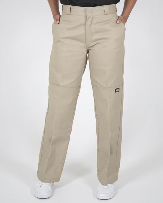 DICKIES 85283 Loose Fit Double Knee Pants - Khaki - VENUE.