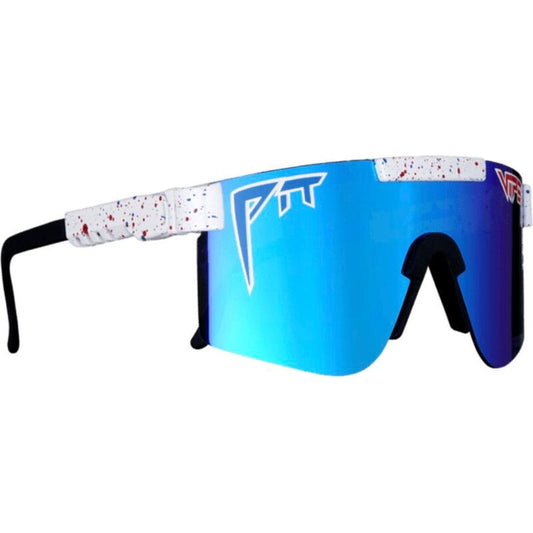 PIT VIPER The Absolute Freedom Double Wide Sunglasses - Polarized Blue