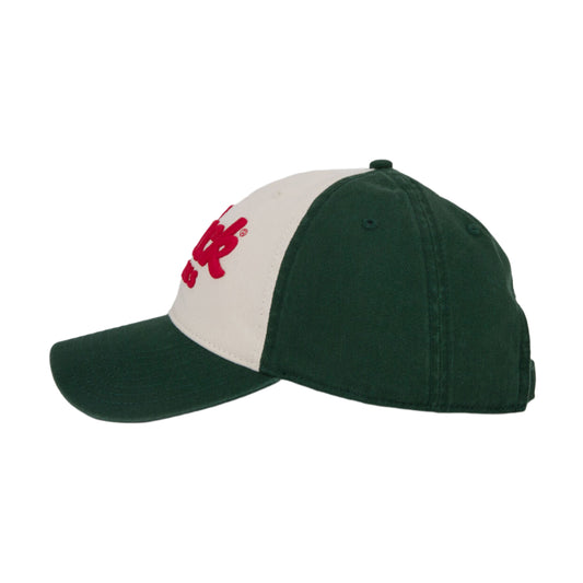 AMERICAN NEEDLE Mack Trucks 2 Tone Ball Park Strapback Cap - Bottle Green/Ivory