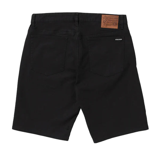 VOLCOM Modown Canvas 5 Pocket Mens Short - Black
