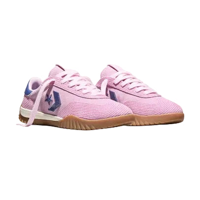 CONVERSE Run Star Trainer Stitched Suede Low Shoe - New Found Bloom/Pink/Indigo Storm