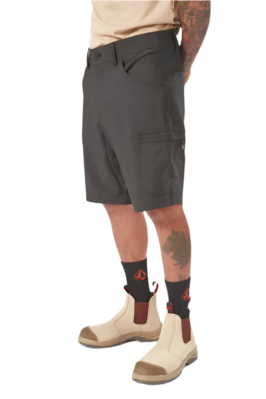 VOLCOM Slab Hybrid 20inch Mens Work Shorts - Black