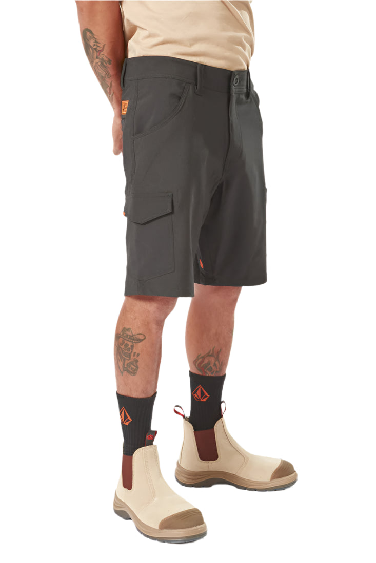 VOLCOM Slab Hybrid 20inch Mens Work Shorts - Black