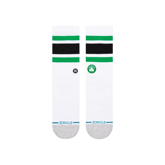 STANCE Boston Celtics 1pk Crew Socks - White