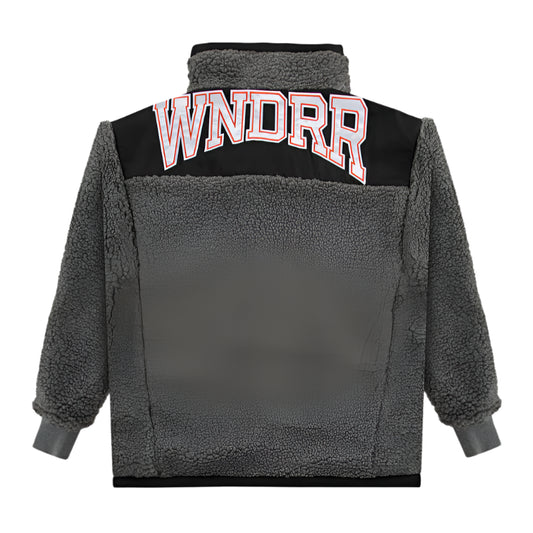 WNDRR Arc Sherpa Mens Jacket - Charcoal/Black