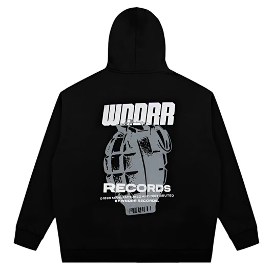 WNDRR Grenade Mens Hoodie - Black