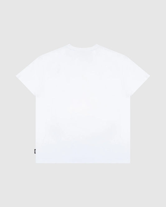WNDRR Biker Box Fit Mens Tee - White