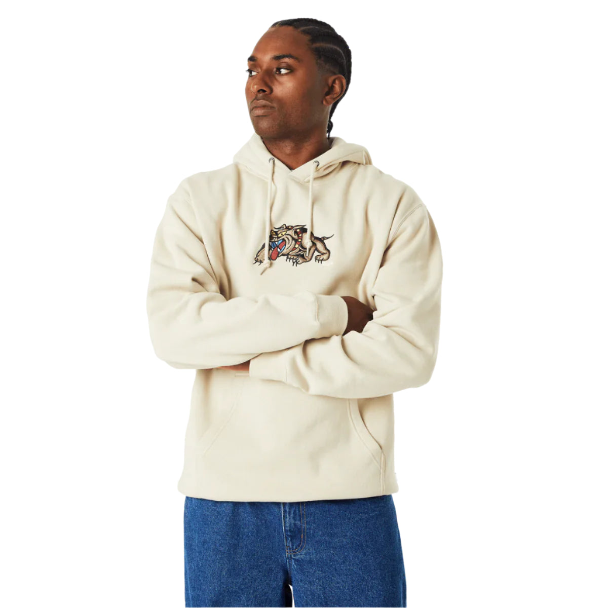 HUF Bledsoe Mens Hoodie - Stone