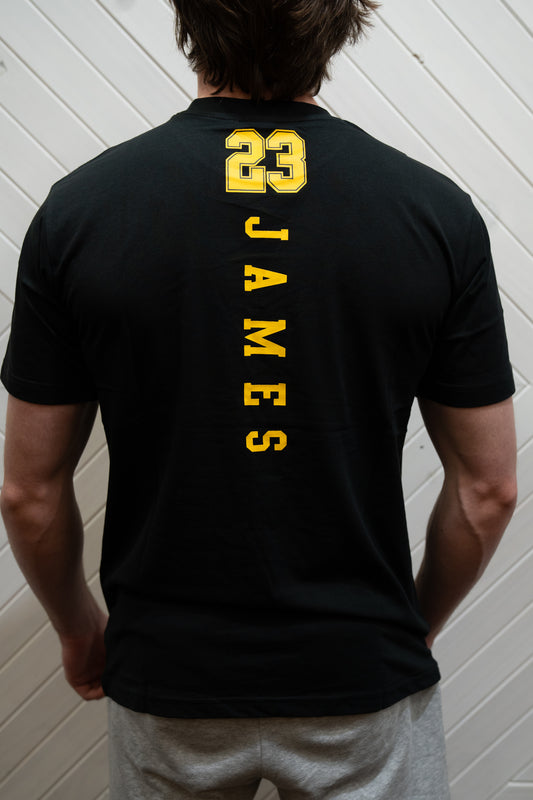 OUTER STUFF Los Angeles Lakers Lebron Mens Tee - Black