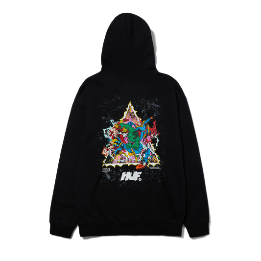 HUF Cosmic Assemblage Mens Hoodie - Black