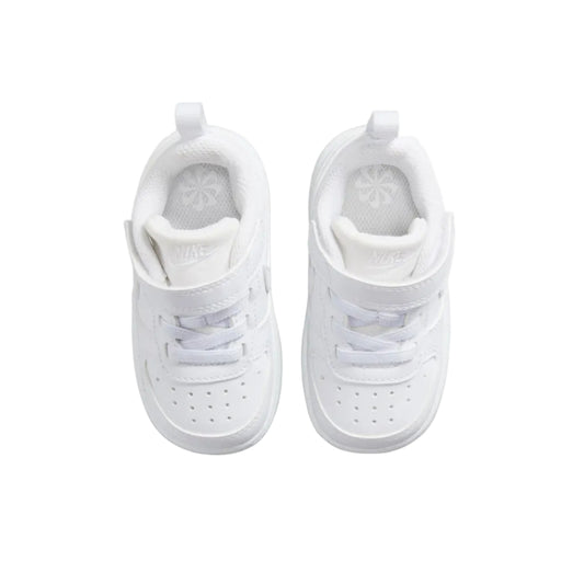 NIKE Court Borough Recraft Infant Low Shoe - White/White/White