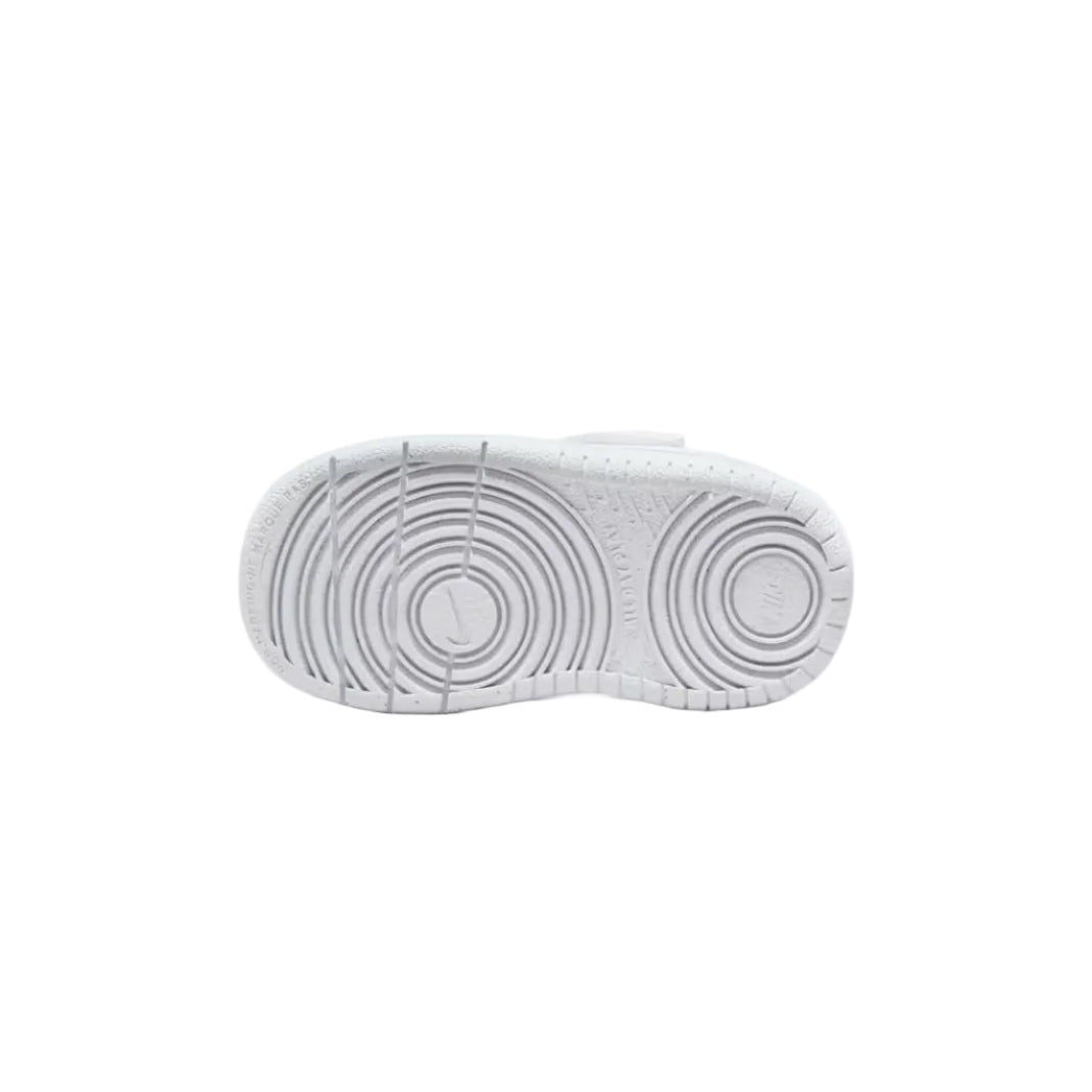 NIKE Court Borough Recraft Infant Low Shoe - White/White/White