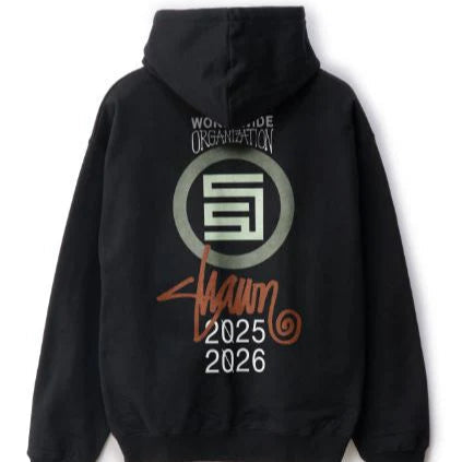 SDOUBLE 25/26 Mens Zip Through Hoodie - Black