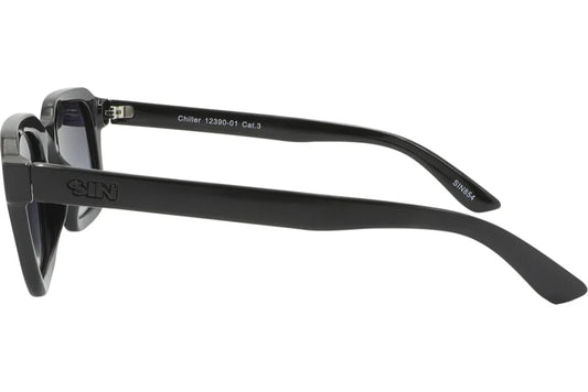 SIN Chiller Polarised Sunglasses - Black/Smoke
