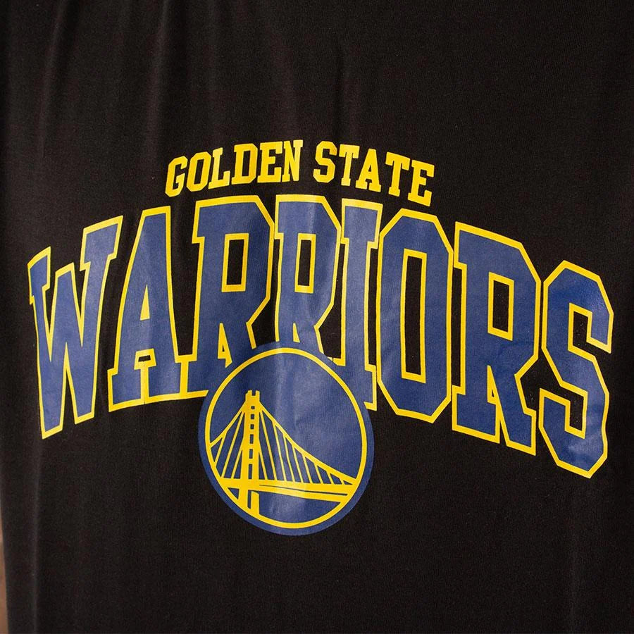 OUTER STUFF Golden State Warriors Arch Youth Tee - Black