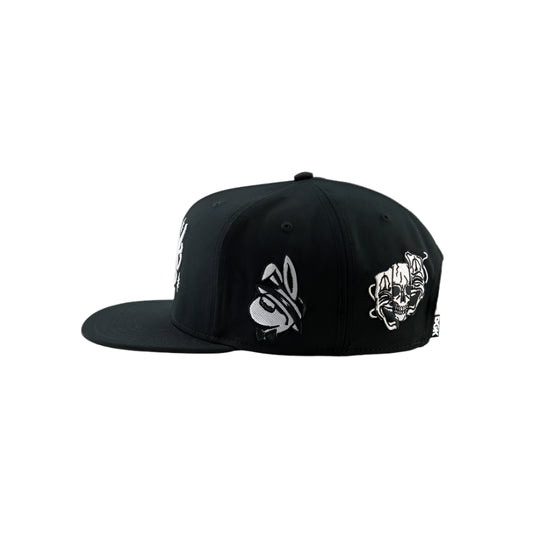 DGK Raise The Low Snapback Cap - Black