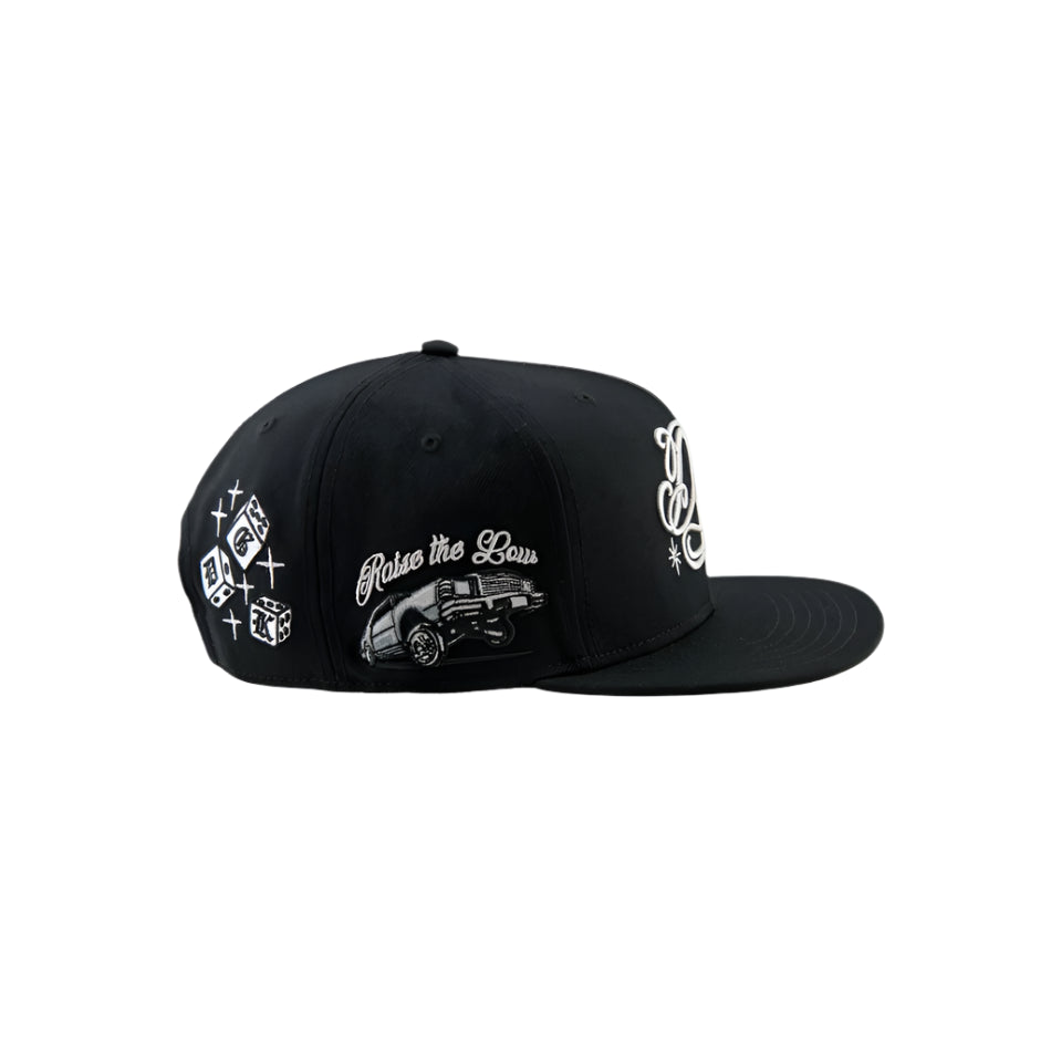 DGK Raise The Low Snapback Cap - Black