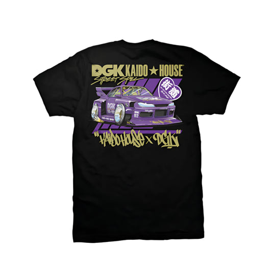 DGK x Kaido House Roulette Racer Mens Tee - Black