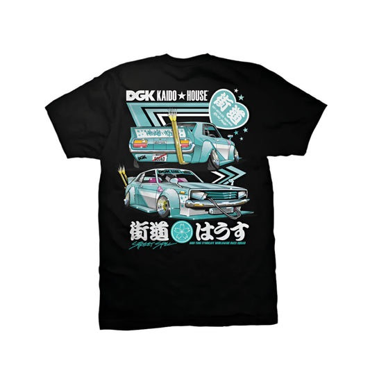 DGK x Kaido House Zokusha Mens Tee - Black