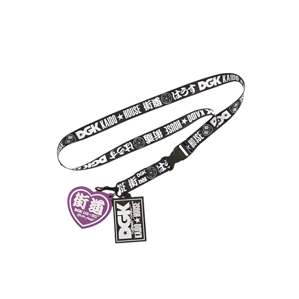 DGK x Kaido House Street Spec Lanyard - Black
