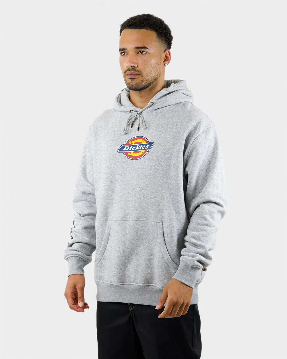 DICKIES Classic Standard Mens Hoodie - Grey Marle