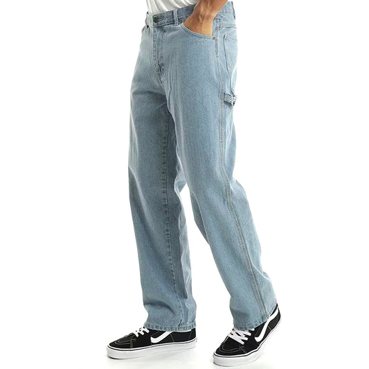 DICKIES 1994 Relaxed Straight Fit Carpenter Denim Jeans - Light Indigo