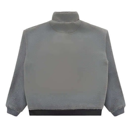 WNDRR Starter 1/4 Zip Polar Fleece Mens Crew - Grey/Black