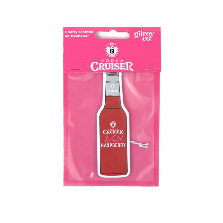 GILROY CO. Vodka Cruiser Raspberry Air Freshener - Red