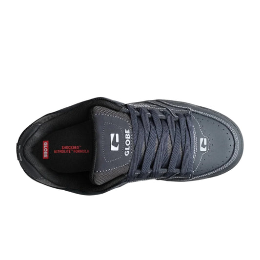 GLOBE Tilt Mens Low Shoe - Ebony/Stitch