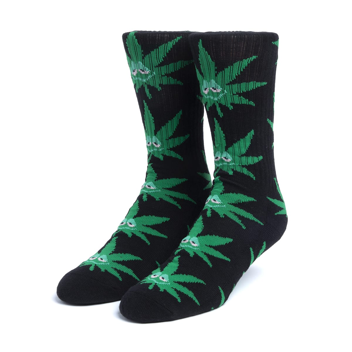 HUF Green Buddy 1pk Socks - Black