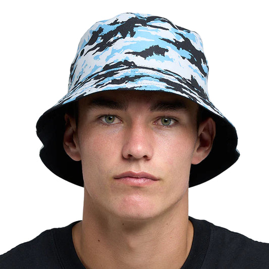 THE MAD HUEYS Fkrs Ahoy Reversible Bucket Hat - Black
