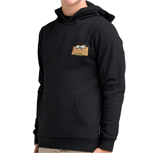THE MAD HUEYS Tropic Frothin Club Youth Hoodie - Black